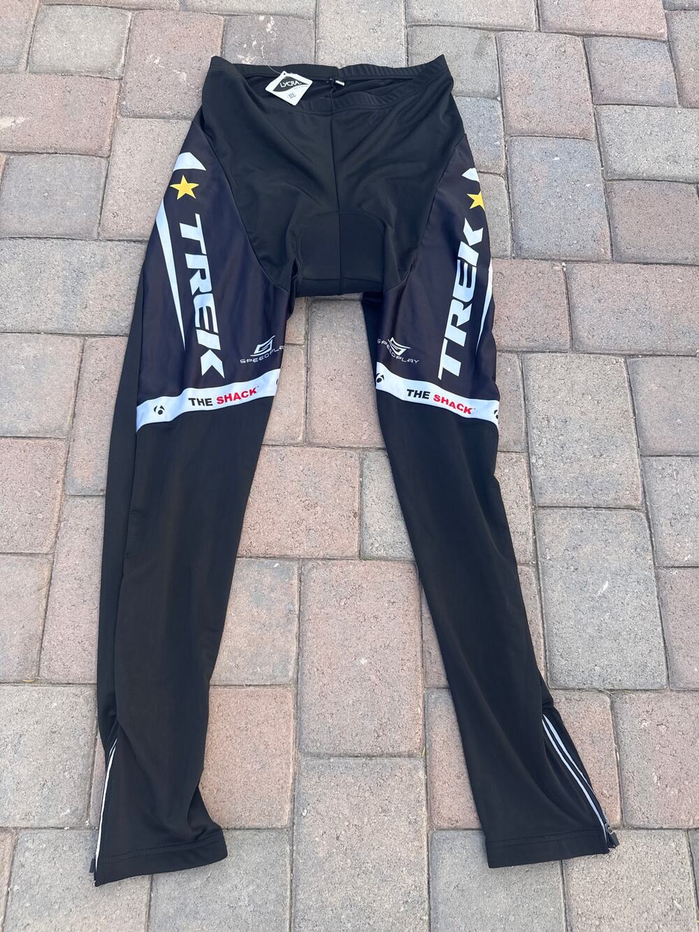 NEW Trek Livestrong Cycling Bib Tights Gel Pad Long Bike Riding Pants Men's
